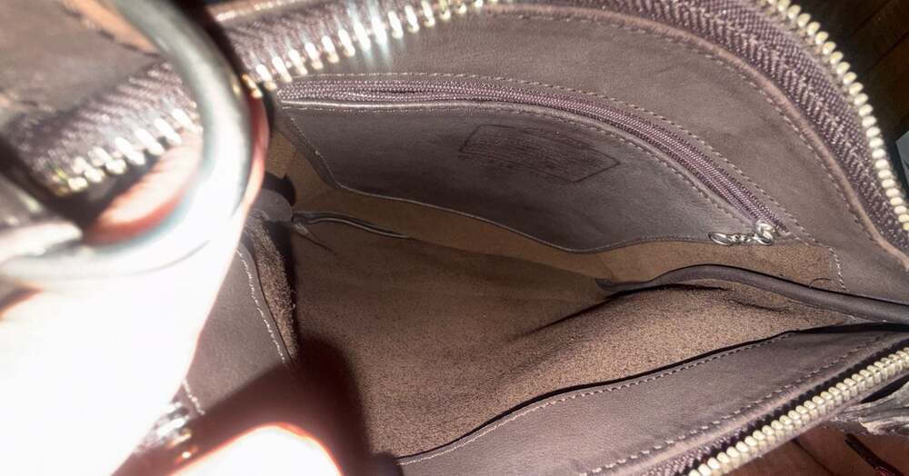 Coach Vintage Full Grain Leather Brown Crossbody Bag USA E0C-9457 - Picture 7 of 9